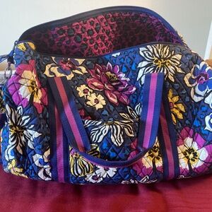 Vera Bradley small quilted duffel bag